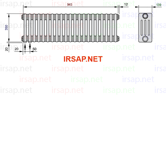 Радиатор IRSAP Tesi 40350/21 T18 CL 01